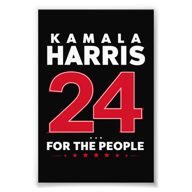 Foto Presidente 47 Kamala Harris 2024 Apoio Madame (Frente)