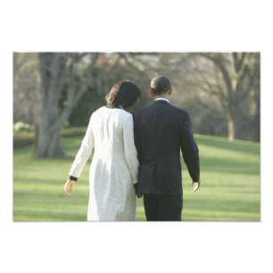 Foto Presidente Barack Obama e primeira senhora