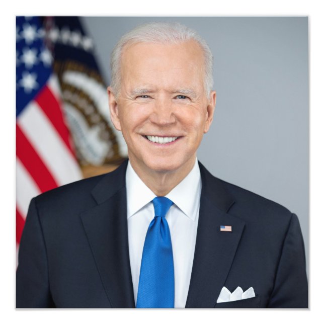 Foto Presidente Joe Biden White House Retrato (Frente)