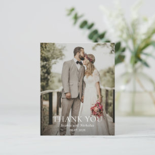 Foto Preto e Branco Orçamento Casamento Obrigado