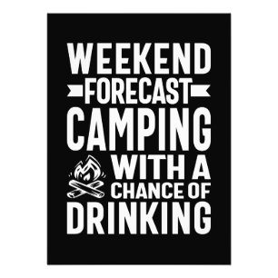 Foto Previsão de fim de semana Camping com chance de be