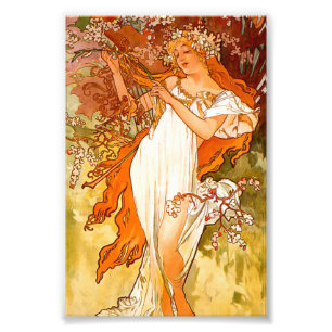 Foto Primavera de Alphonse Mucha