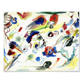 Foto Primeira Abstrato Watercolor de Wassily Kandinsky