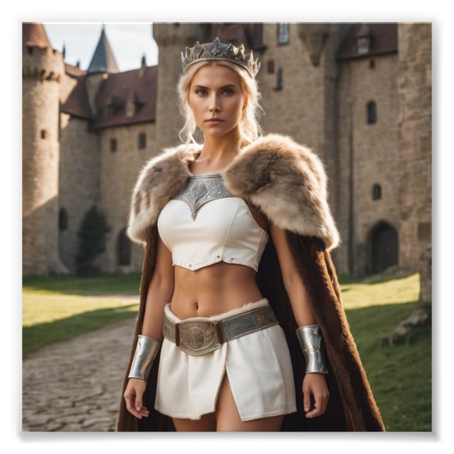 Foto Princesa Barbariana Medieval por Castle (Frente)
