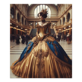 Foto Princesa Dourada Steampunk Vitoriana Industrial