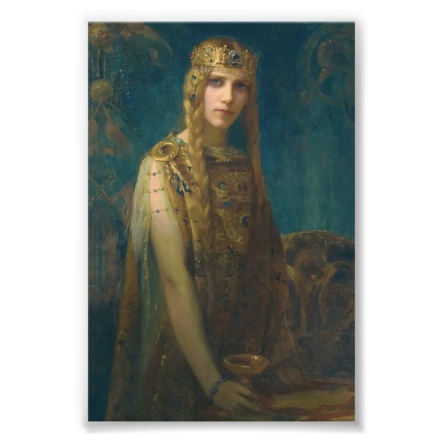 Foto Princesa Helen Vestindo uma Coroa (Frente)