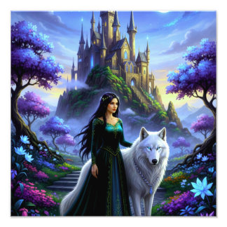 Foto Princess and Wolf