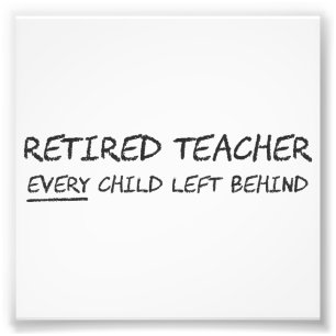 Foto Professor aposentado, cada criança deixada para tr