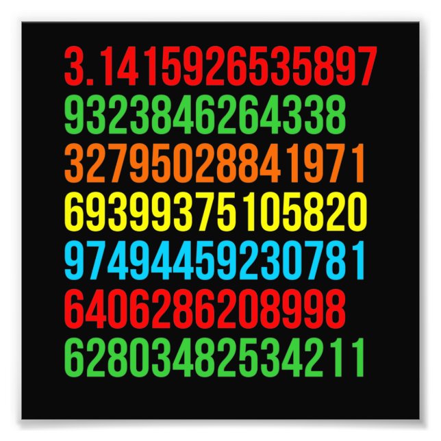 Foto Professor de Matemática Pi Value Estudante de Mate (Frente)