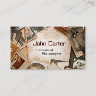 Foto profissional do vintage do cartão do