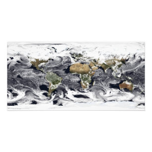 Foto Projeção de equidistante cilíndrico