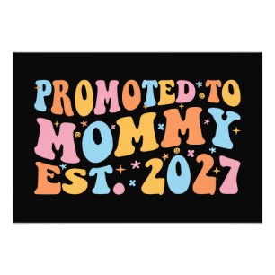 Foto Promovida a Mamãe Est 2027 Anúncio de Nova Mamãe