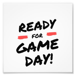 Foto Pronto para o dia do jogo