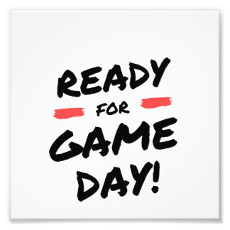 Foto Pronto para o dia do jogo