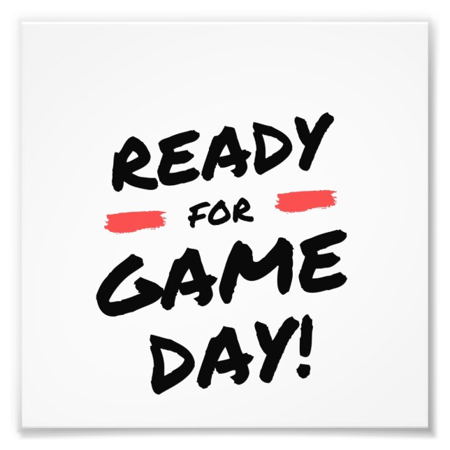 Foto Pronto para o dia do jogo (Frente)