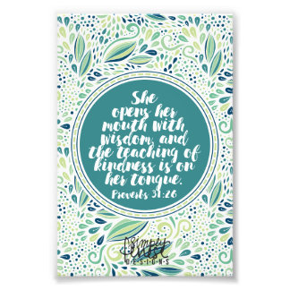 Foto Provérbios 31:26 Ensino da Escritura de Bondade