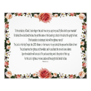 Foto PSALM-11, Ver Crianças de Homens, Floral Rosa