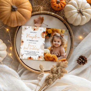 Foto: Pumpkin Primeiro Convite de Aniversário