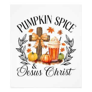 Foto Pumpkin Spice E Jesus Cristo Cruzando Pumpkin Chri