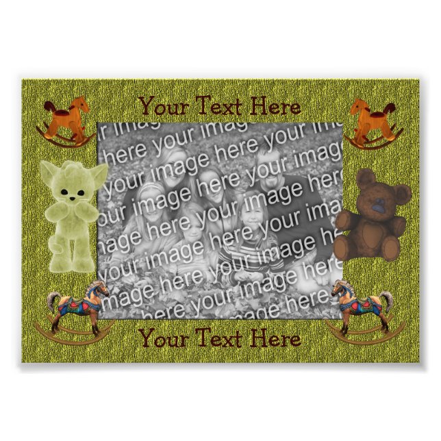 Foto Quadro Fotográfico do Urso de Teddy (Frente)