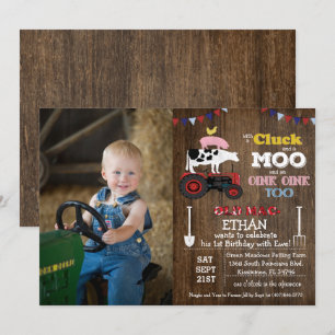 FOTO/QUALQUER IDADE - Convite de Aniversário do F