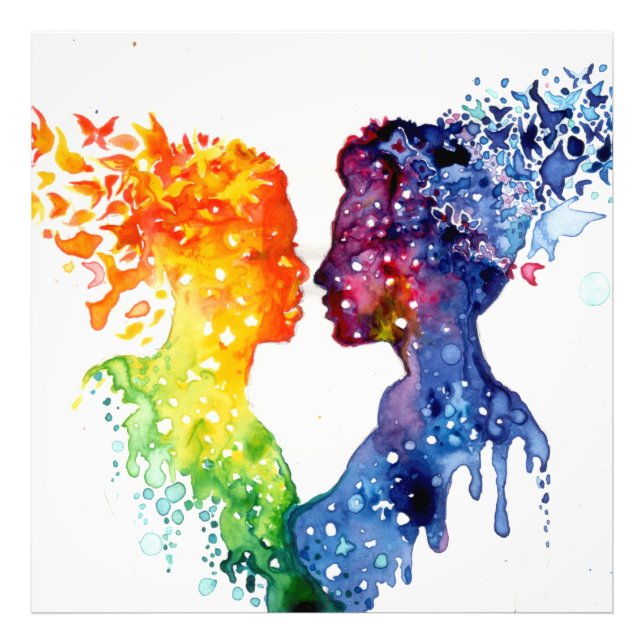 Foto quando o amor te dá borboletas (Frente)