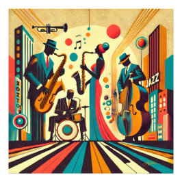 Foto Quarteto da Era do Jazz de Meados do Século