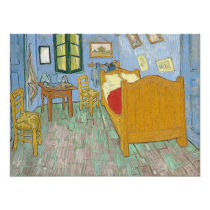 Foto Quarto de Van Gogh em Arles - Clássico Amarelo e A