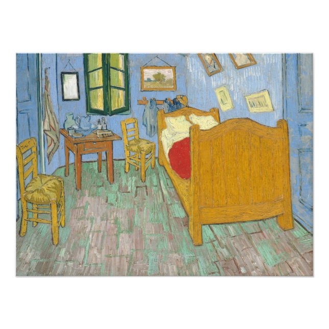 Foto Quarto de Van Gogh em Arles - Clássico Amarelo e A (Frente)