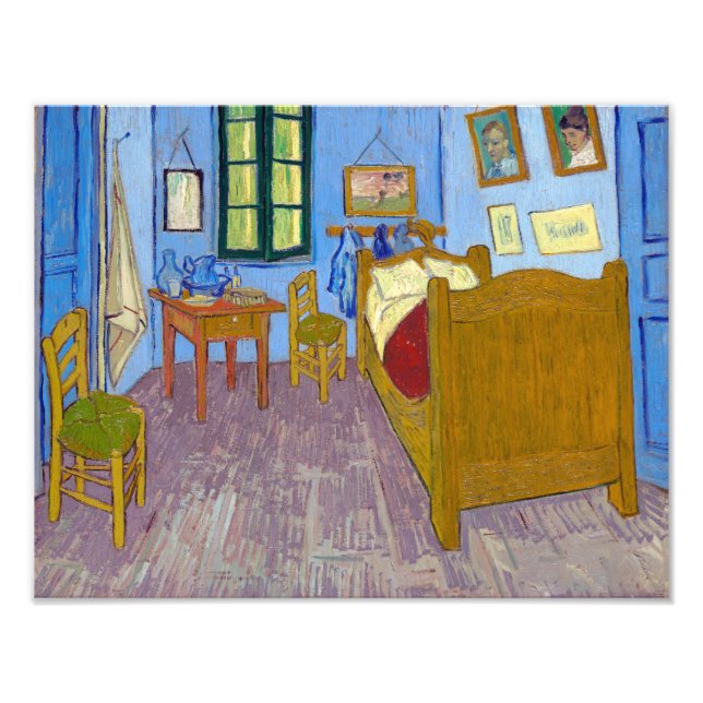 Foto Quarto de Vincent em Arles | Van Gogh | (Frente)