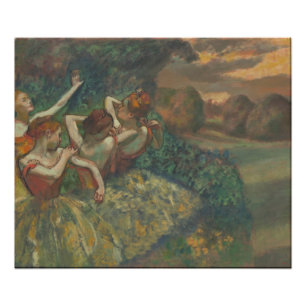 Foto Quatro Dançarinos, Impressionista Pintura, Edgar D