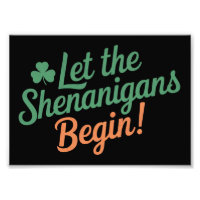 Que Comece as Travessuras Dia Divertido Irlandês S