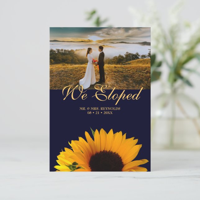 Foto Que Elografamos Anúncio De Casamento Azul Mar (Em pé/Frente)