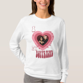 Foto que eu amo minha namorado T-Shirt