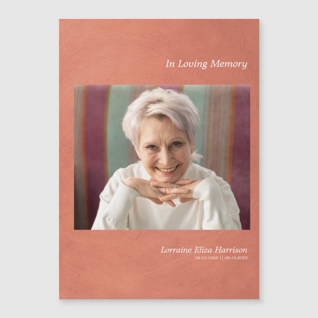 Foto que lembra o efeito metalílico do Orange Faux (Frente)