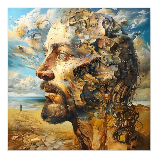 Foto Quebra-cabeça de surrealismo (Frente)
