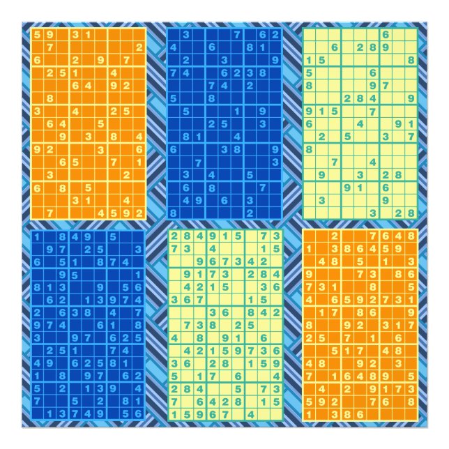 Foto Quebra-cabeça Sudoku (Frente)