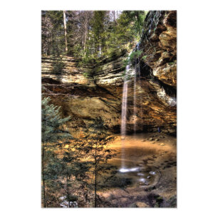 Foto Quedas da caverna da cinza, colinas de Hocking,
