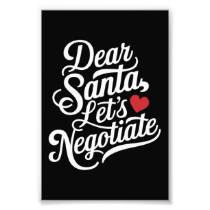 Foto Querido Papai Noel Vamos Negociar Presente de Nata