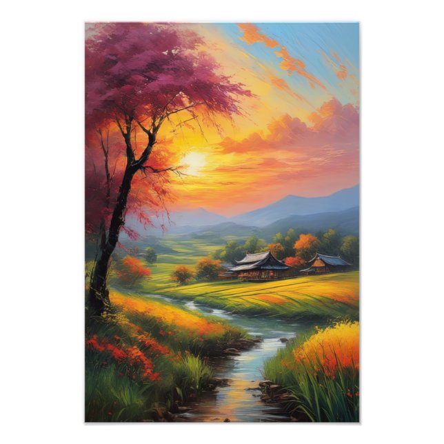 Foto Quieto País Japonês (Frente)