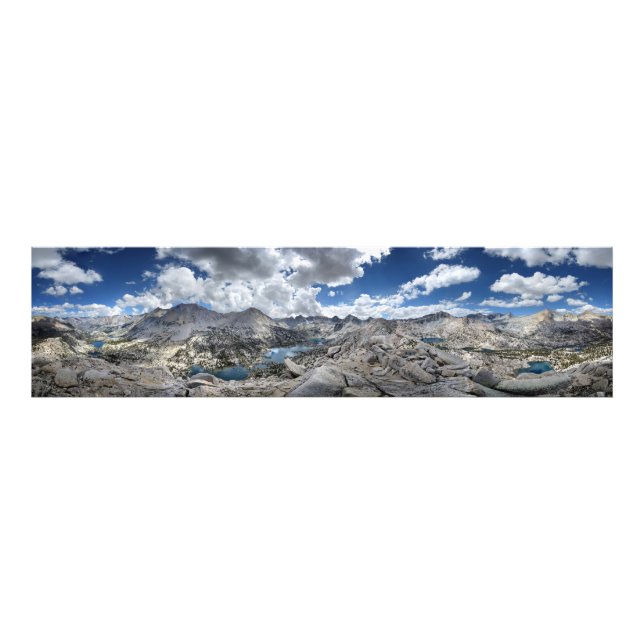 Foto Rae Lagos Panorama de Fin Dome - John Muir Trail (Frente)