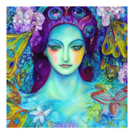 Foto Rainha Fada Encantada com Borboletas