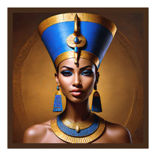 Foto “Rainha Nefertiti” Bela Rainha Africana Antiga