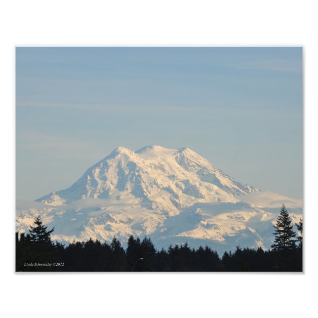 Foto Rainier de montagem 11X14 (Frente)