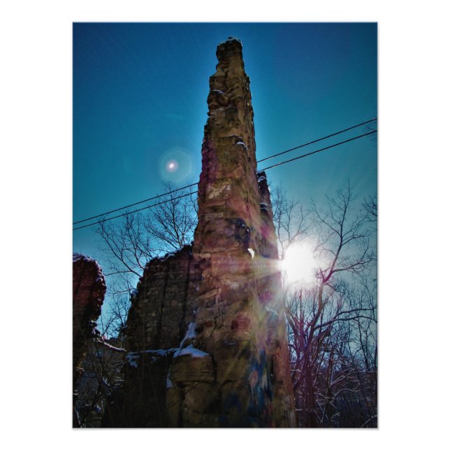 Foto "Raios de Ruínas" (Frente)