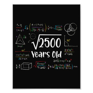 Foto Raiz Quadrada de 2500 50º Aniversário de 50 Anos