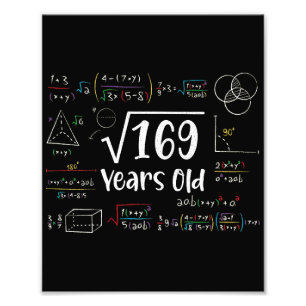 Foto Raiz Quadrada dos presentes de 169 13 de aniversár