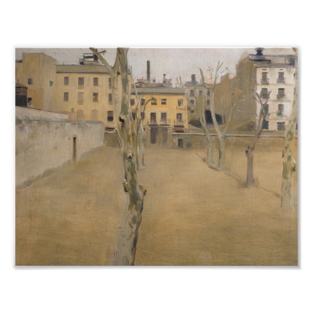 Foto Ramon Casas - Courtyard da Antiga Prisão de Barcel (Frente)