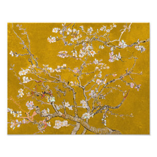 Foto Ramos de Amendoeira em Flor (Dourado) Van Gogh