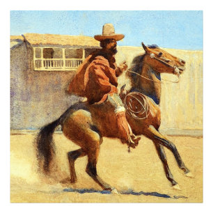Foto Ranchero da Velha Califórnia por Maynard Dixon
